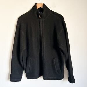 Patagonia Wool Zip Up Jacket Black Size L